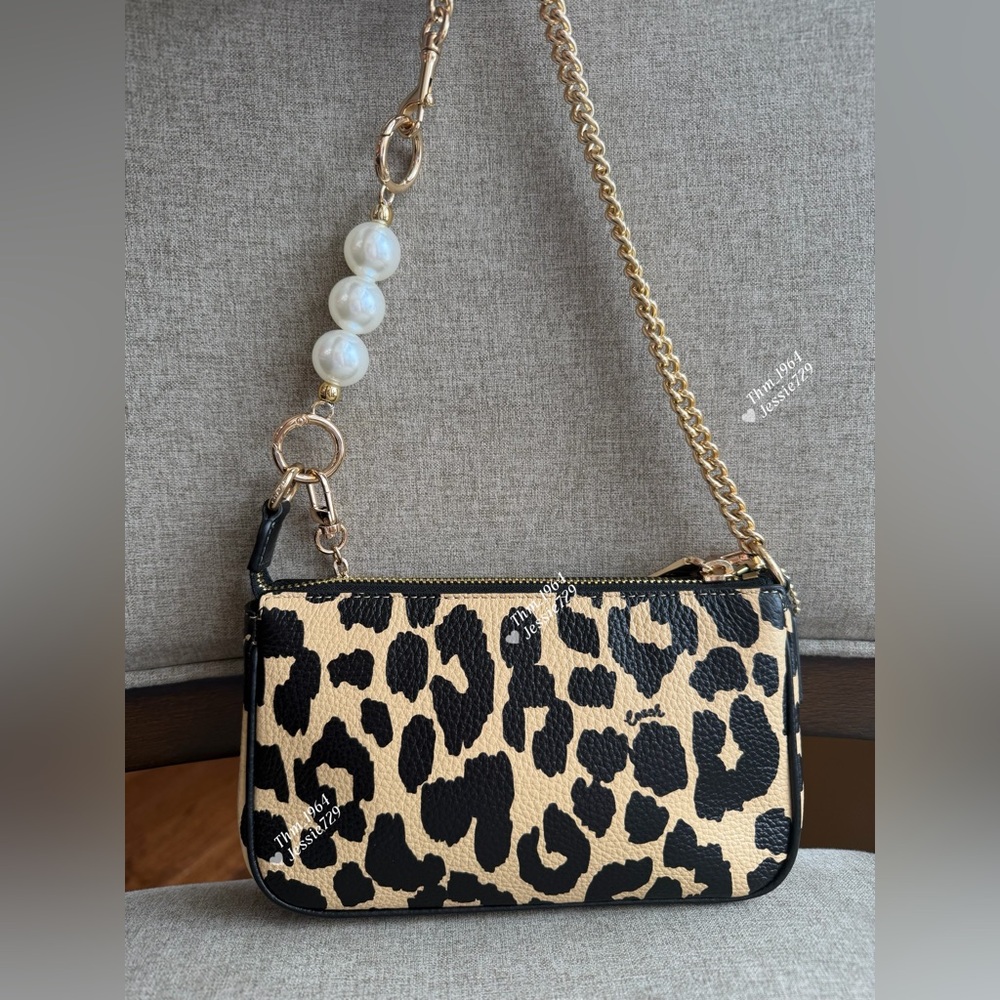 NWT！3PCS COACH Nolita 19 With Leopard Print（CBM66）fast shipping MOTHER DAY GIFT - Picture 2 of 15